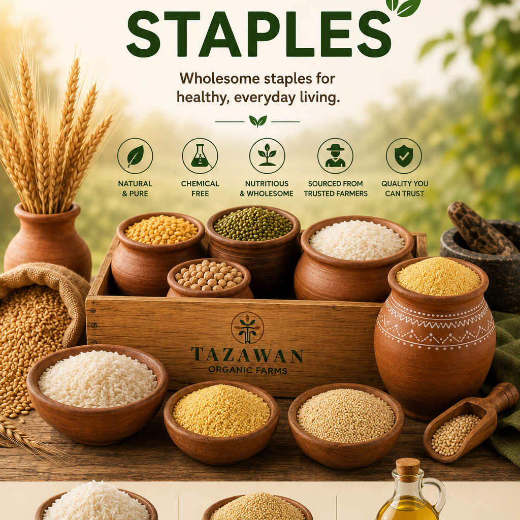 STAPLES (Rice, Dal)