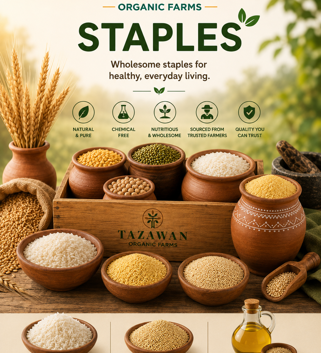 STAPLES (Rice, Dal)