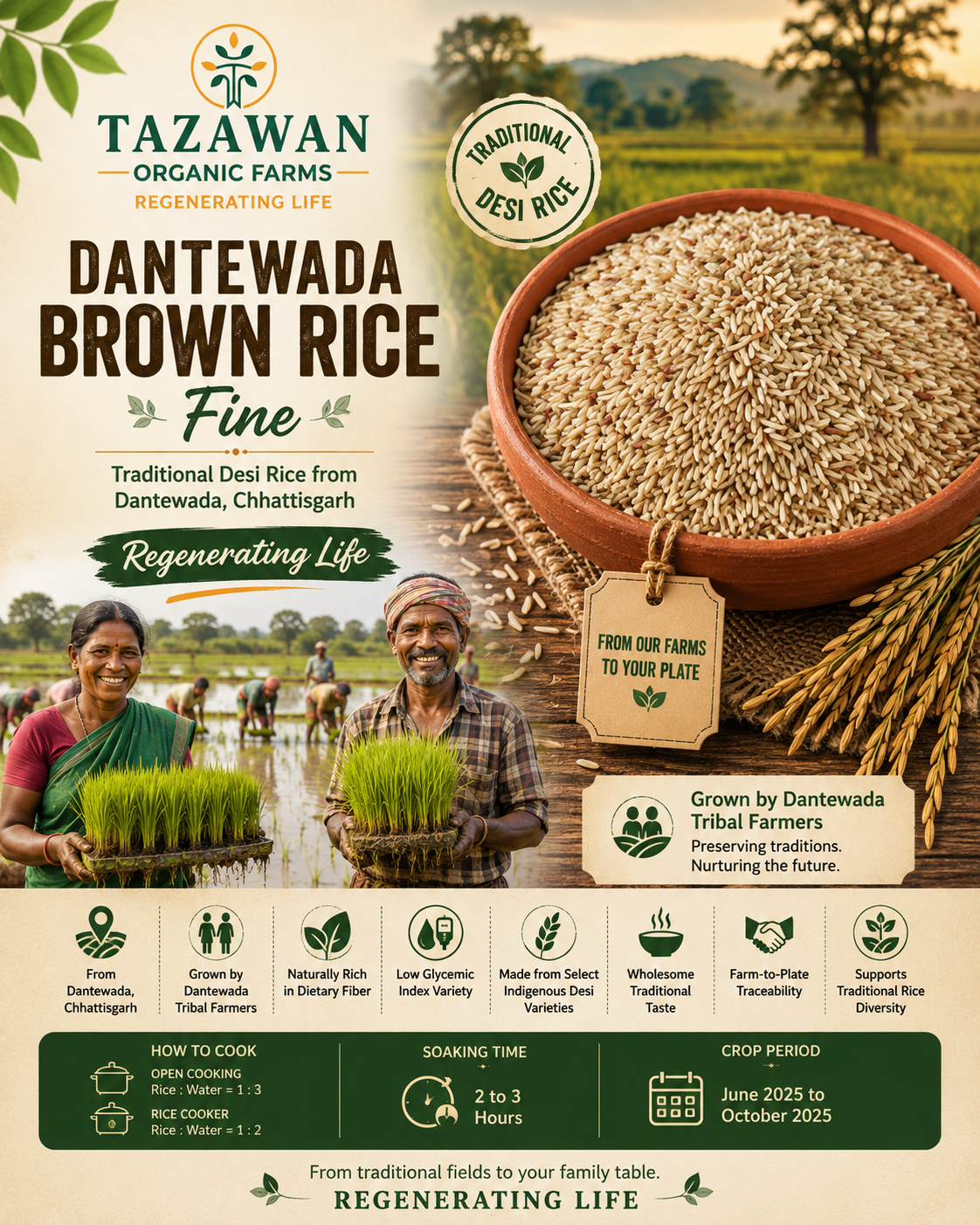 Brown Rice (Dantewada Tribe)- 1kg