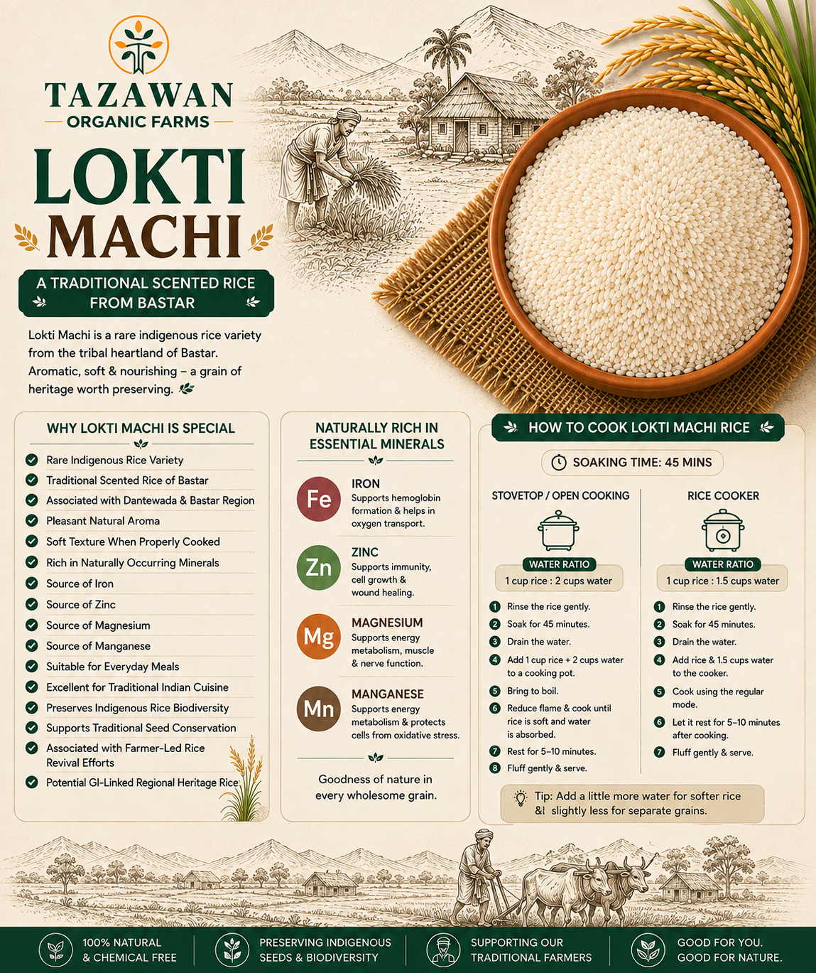 Lokti Machi Tribal Desi Rice -1kg